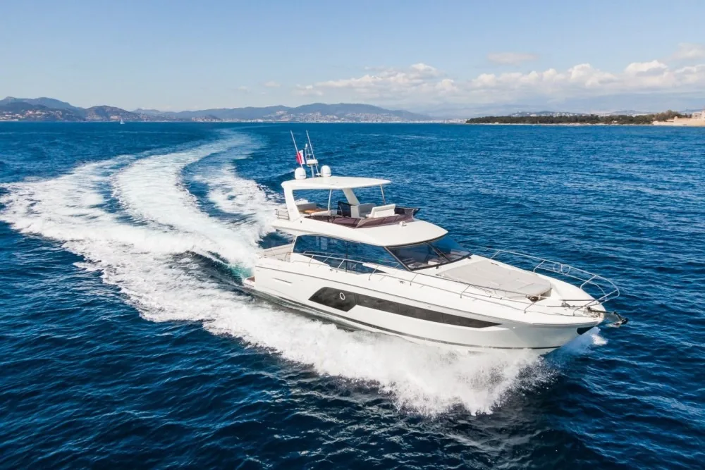 Prestige 590 yacht charter Mykonos